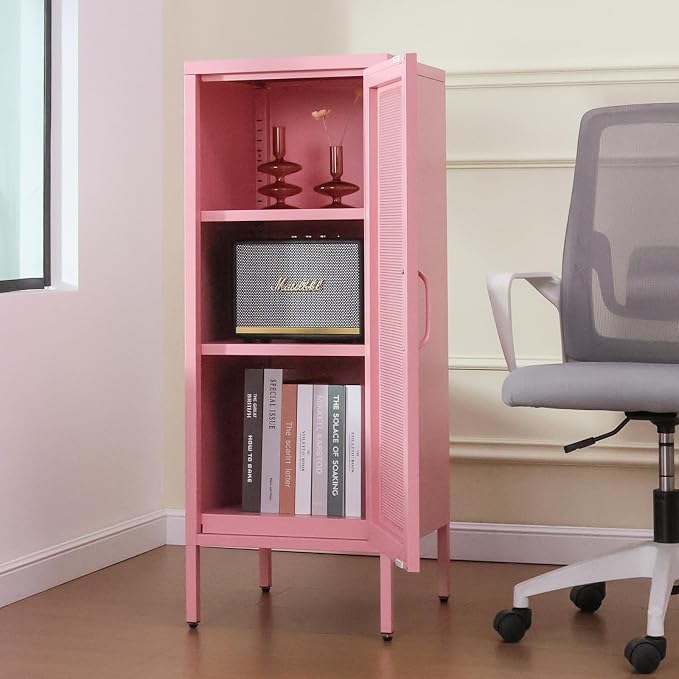 Slim Metal Storage Cabinet - Image 4