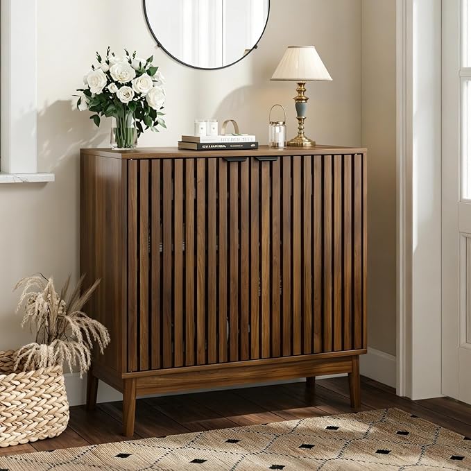 Kiasthome Wooden Sideboard Buffet Cabinet - Image 8