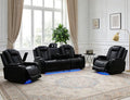 Power Recliner Sofa Set, Living Room Furniture Sets, Luxury 3 Piece Living Room by LYfurniture