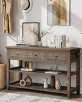 Karl home Console Table with 3 Drawers, Living Room by Karlhome