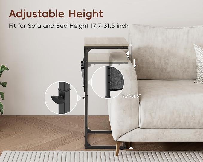 Vagusicc C-Shaped End Table Set of 2 - Image 4