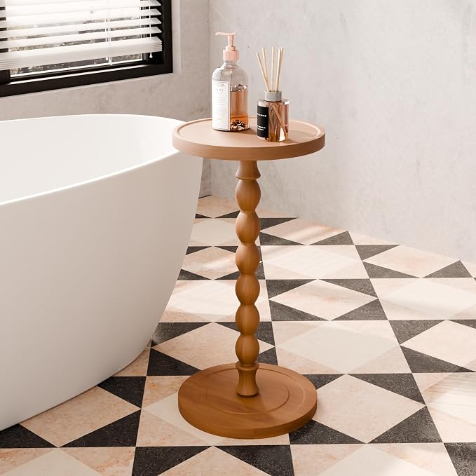Small Side Table, Rubberwood‌ Drink Table - Image 7
