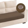 Water Repellent Couch Cushion Cover Loveseat Cover, Stretch Sectional Sofa Seat by TOPYUMH