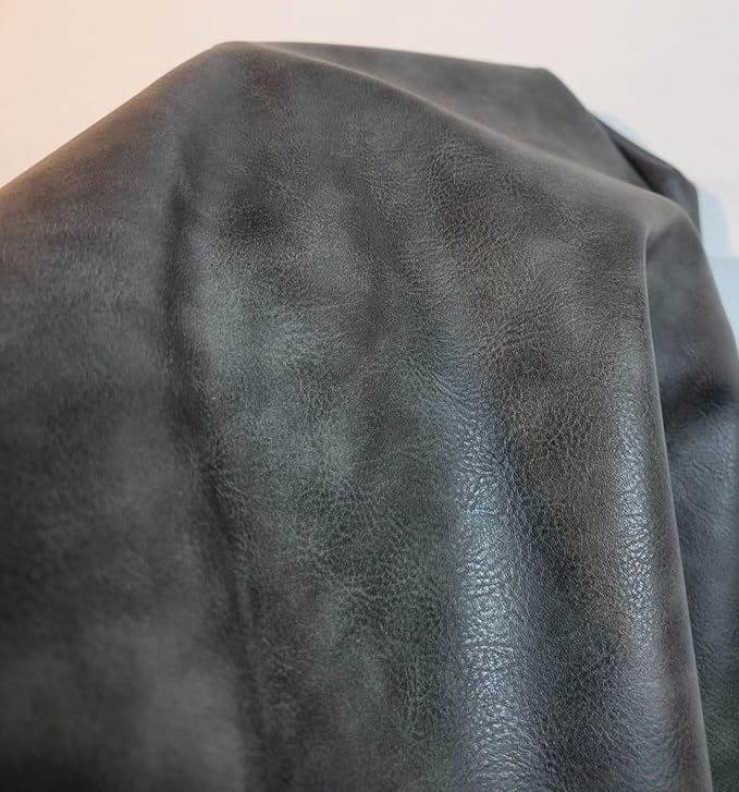 Soft Faux Vegan PU Leather by the Yard Synthetic Pleather 0.9 mm Nappa Yards - Image 3