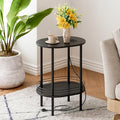 DGSANDGO Side Table with Charging Station, Side Tables Living Room, Nightstand by DGSANDGPuttheCustomerFirst
