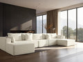 168" Cloud Sectional Couch, Comfort U Shaped Sofa by VYUXWO