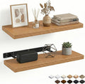 31.5in Floating Shelves for Wall, Wall Mounted Shelves for Decor Storage Set of by INHABITUNION