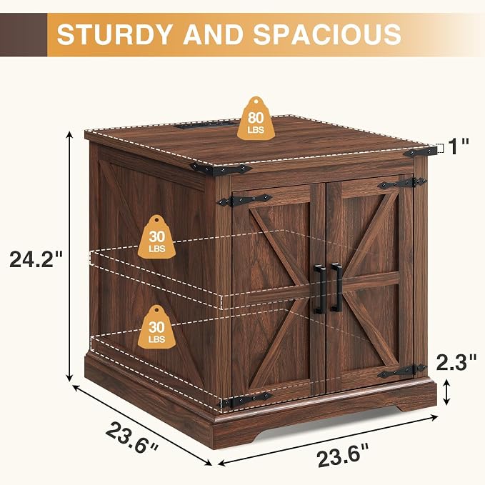 Barnyatoh Farmhouse End Table - Image 2
