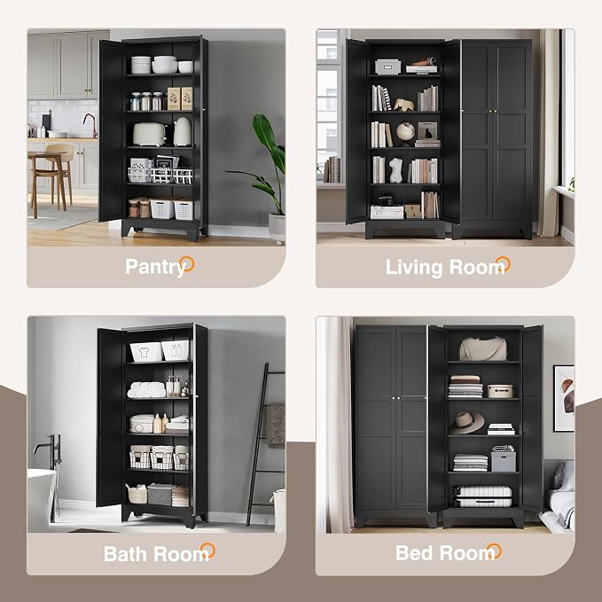 Yizosh Metal Storage Cabinet - Image 5