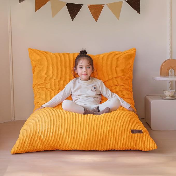 MAXYOYO 3 in 1 Kids Bean Bag Chair Couch, Convertible Chair Folds from Bean Bag by MAXYOYO
