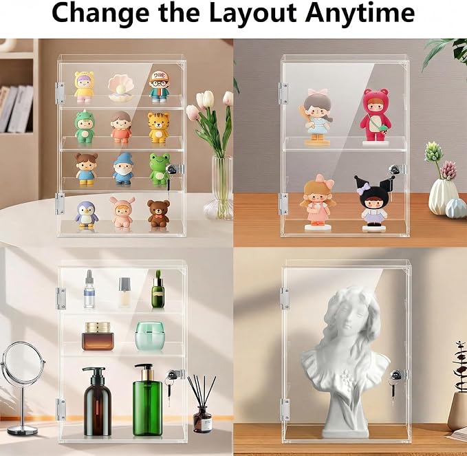 Acrylic Display Case with Lock – Acrylic Storage Chest - Image 5