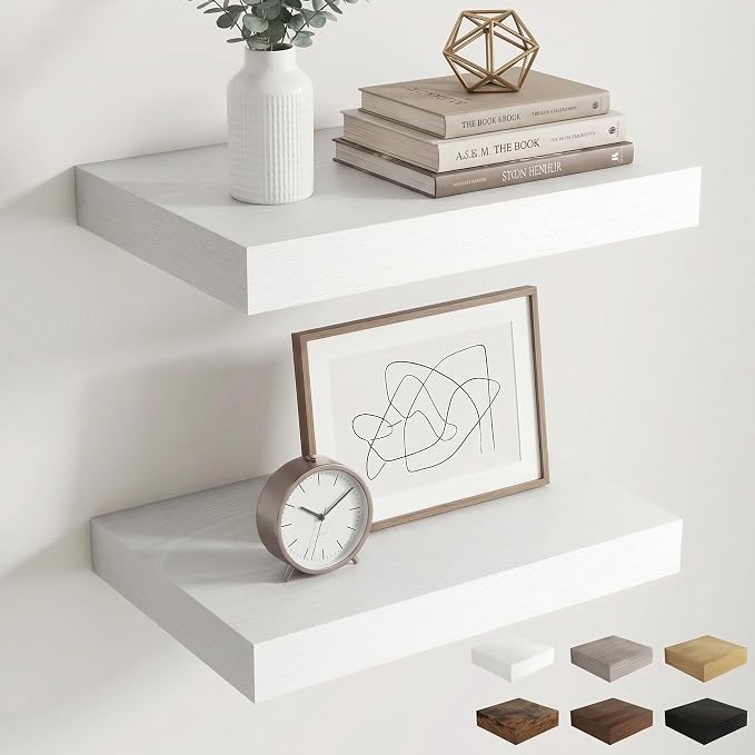Dreamland White Floating Shelves by Dreamland