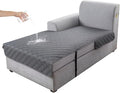 Genina L Shape Couch Cover, Sectional Couch Chaise Covers, Waterproof Washable by Genina
