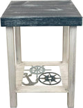 Furniture Barn USA Cottage, and Weathered Navy Square End Table by FurnitureBarnUSA