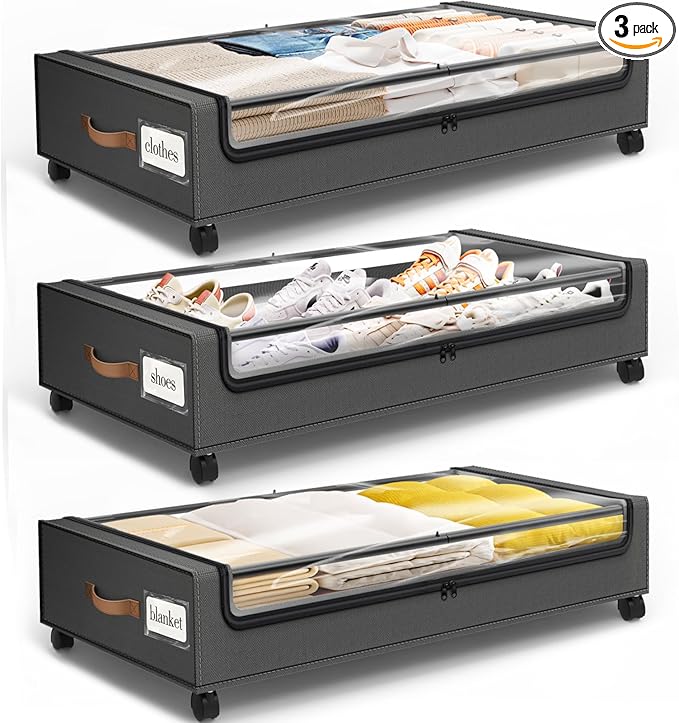 SpaceHacks Under Bed Storage by SpaceHacks