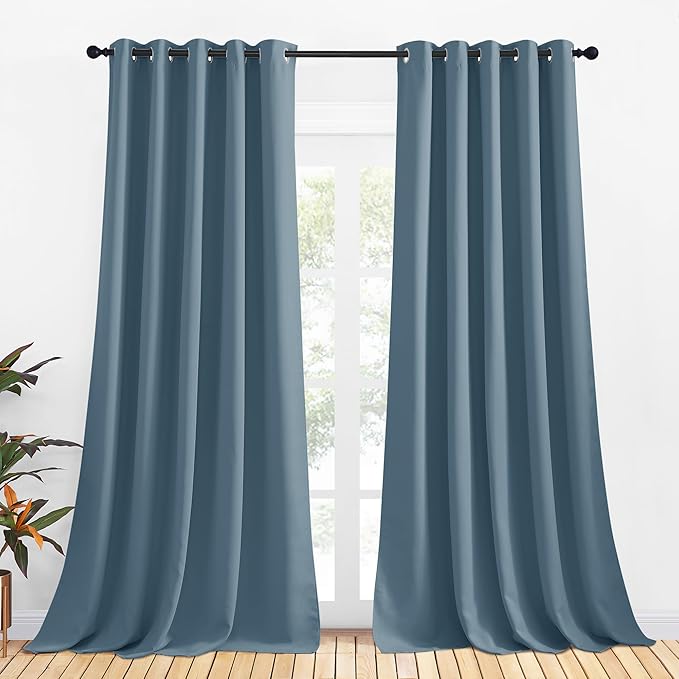 NICETOWN Bedroom Curtains Blackout Drapery Panels, 2 Panels, 70 x 108 inches by NICETOWN