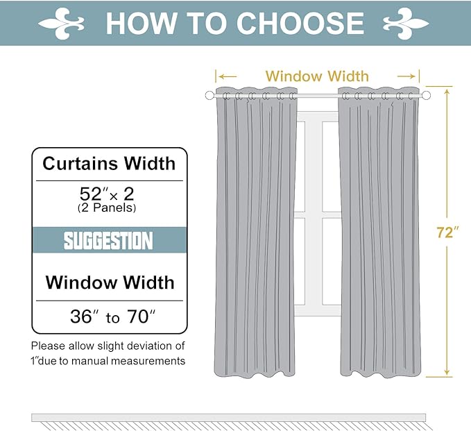 ChrisDowa White 100% Blackout Curtains - Image 7