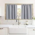 RYB HOME Cafe Blackout Curtains 24 inch Length, RV Curtains by RYBHOME