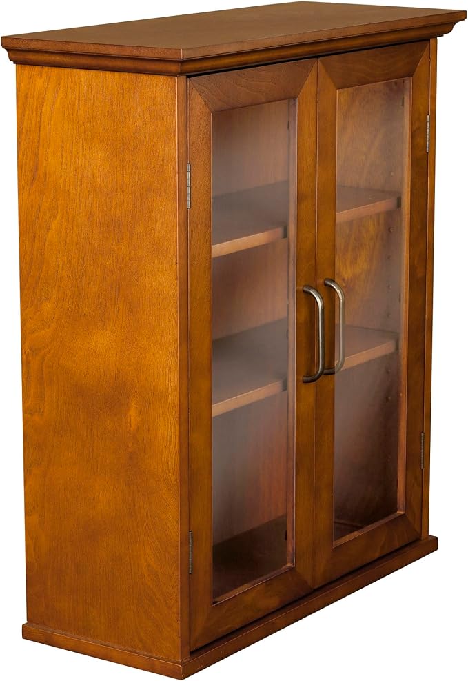 Teamson Home Avery Wooden Over The Toilet Bathroom Removable Wall Medicine - Image 9