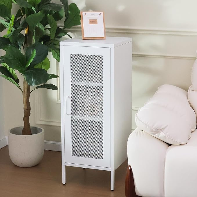 Slim Metal Storage Cabinet - Image 5