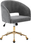 KCC Home Office Chair Swivel Desk Chair Accent Armchair Upholstered Modern by KCC