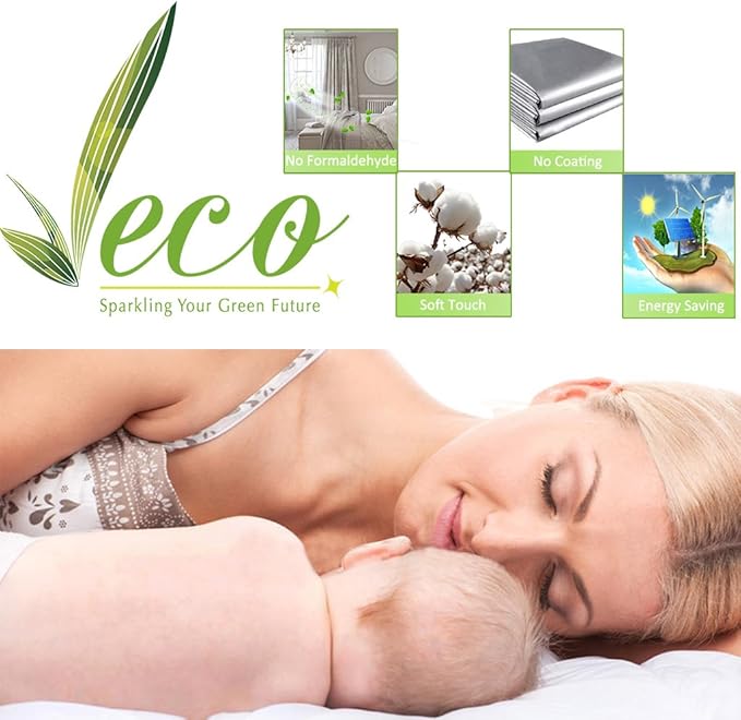NICETOWN 100% Blackout Blinds, Laundry Room Decor Window Treatment Curtains - Image 7