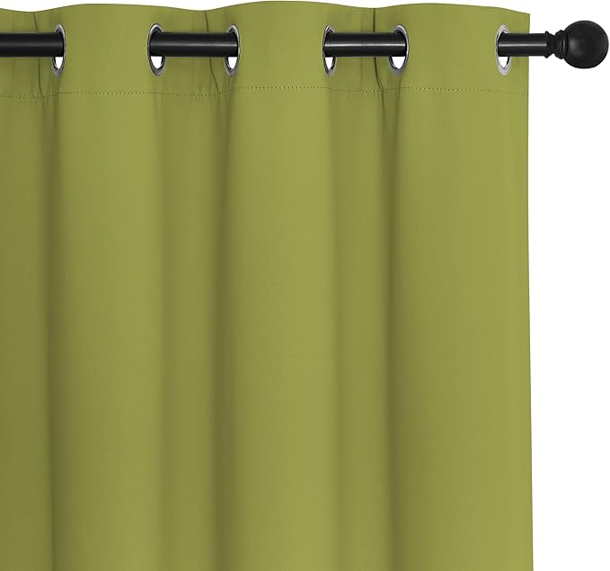 NICETOWN Fresh Green Blackout Curtains - Image 7