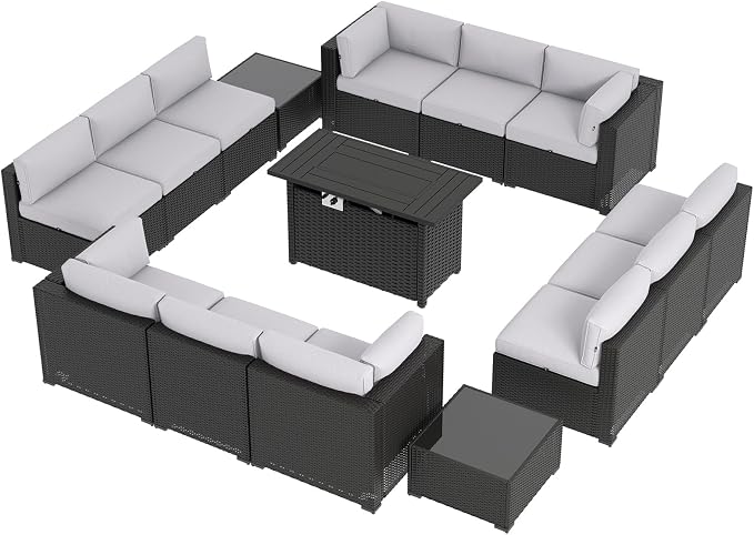 Aoxun 15 Piece Patio Furniture Set - Image 4