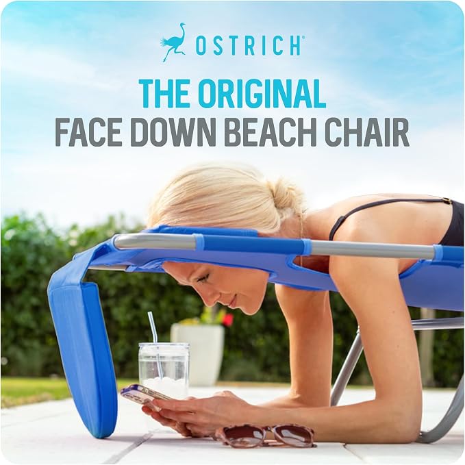 Ostrich the Original Chaise 72 x 22 Inch Lounge Portable Reclining Lounger - Image 5