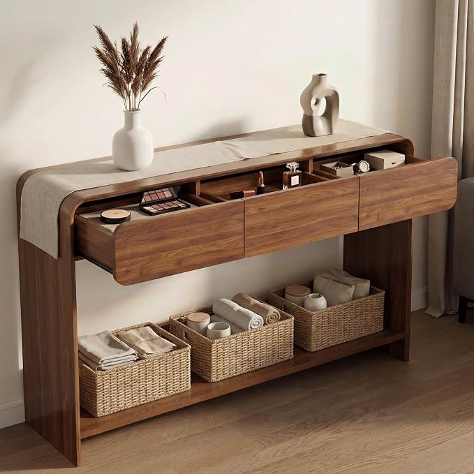 Nasonet Mid Century Modern Console Table, Entryway Table - Image 5