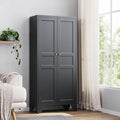 Yizosh Metal Pantry Cabinet, Tall Kitchen Pantry Storage Cabinet by Yizosh