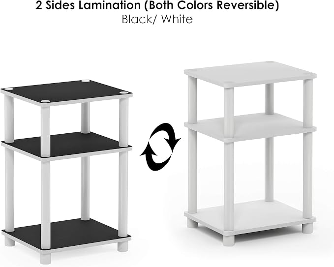 Furinno Just 3-Tier Turn-N-Tube End Table / Side Table / Night Stand / Bedside - Image 7