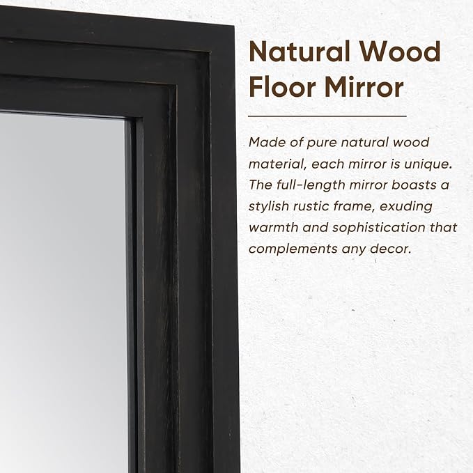 Full Length Mirror, Oversized Stand Up Mirrors Large Wall Mirrors, Wall Mounted - Image 4