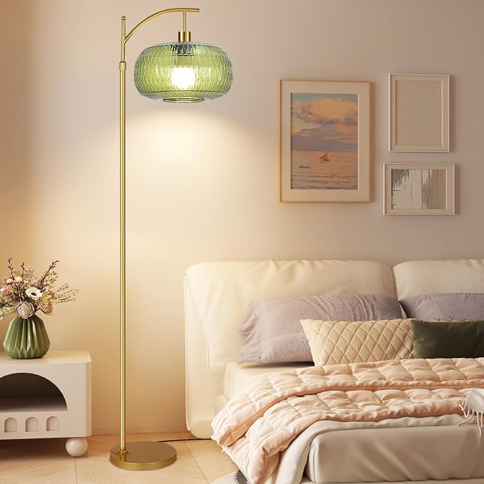 QIYIZM Glass Floor Lamp for Living Room - Image 7