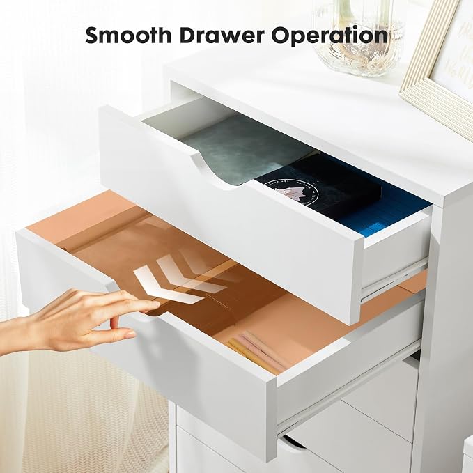 OLIXIS 7 Drawer Mobile File Cabinet Under Desk Storage Organization - Image 5