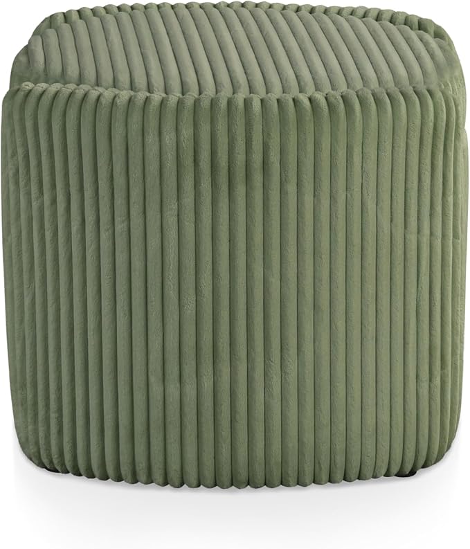 Furniture of America Lennox Modern Chenille 25-inch Round Storage Ottoman - Image 15