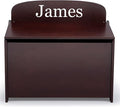 Delta Children Personalized MySize Deluxe Toy Box, Dark Chocolate by DeltaChildren
