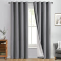 Yakamok 100% Blackout Curtain Panels 84 inches Cold and Light Blocking Drapes by Yakamok