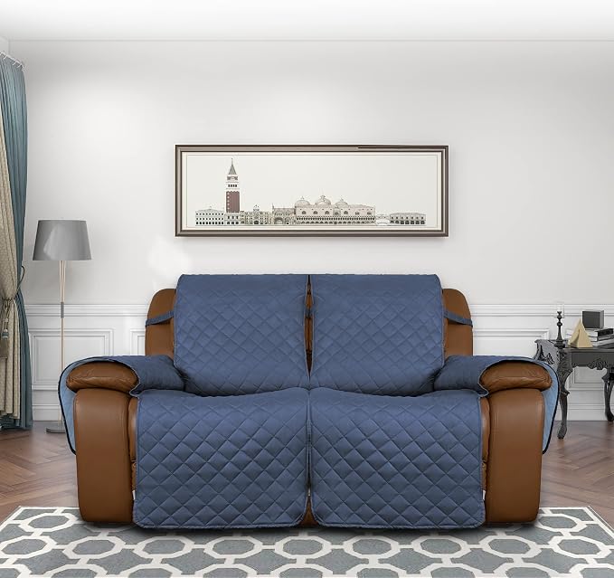 Easy-Going Oversized Loveseat Recliner Cover, Reversible Couch Cover - Image 2