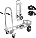 Silver Convertible Hand Truck Dolly Cart by NEBICALS