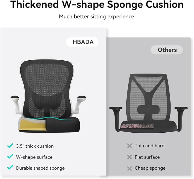 Hbada Office Chair Ergonomic Desk Chair, Office Desk Chairs - Image 6