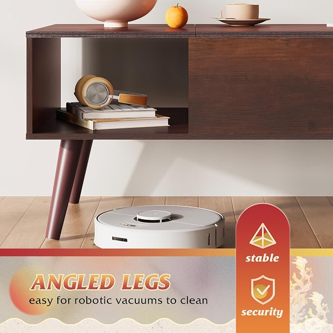 WLIVE Coffee Table for Living Room, Lift Top Coffee Table - Image 6