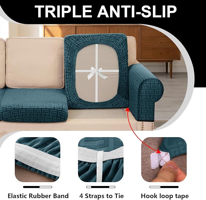 UNBBRRL Stretch Couch Seat Cushion Cover - Image 3