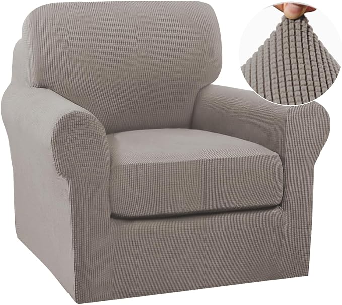 Turquoize 2 Piece Chair Covers Chair Slipcovers by Turquoize