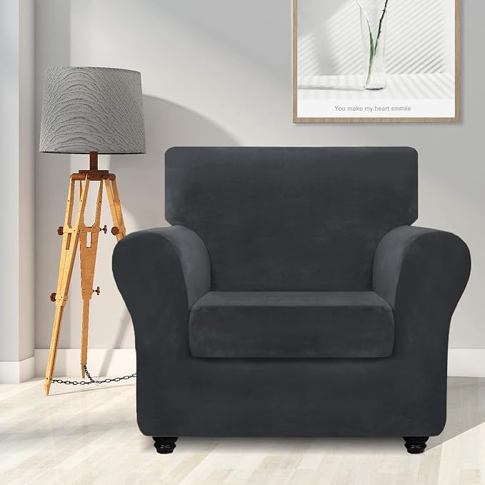 ZNSAYOTX Luxury Velvet Chair Slipcovers - Image 2