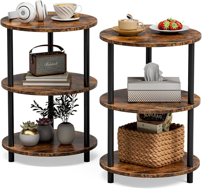 XBurmo Small Round End Table by XBurmo