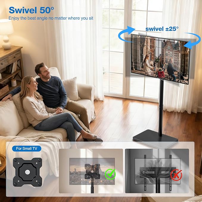 Swivel/Tilt Universal Floor TV Stand - Image 2