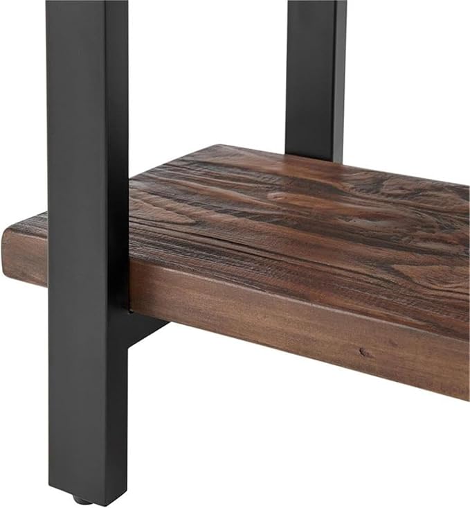 Alaterre Furniture Pomona Living Room 2-Tier Solid Wood End Table - Image 14