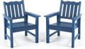Stoog All-Weather Patio Chairs Set of 2, Heavy Duty Outdoor Chairs by Stoog