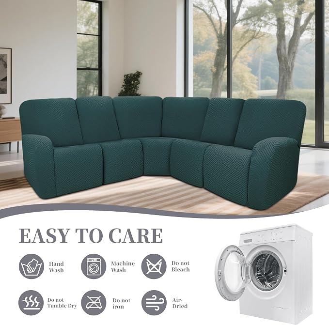 100% Waterproof Sectional Recliner Couch Covers - Image 8